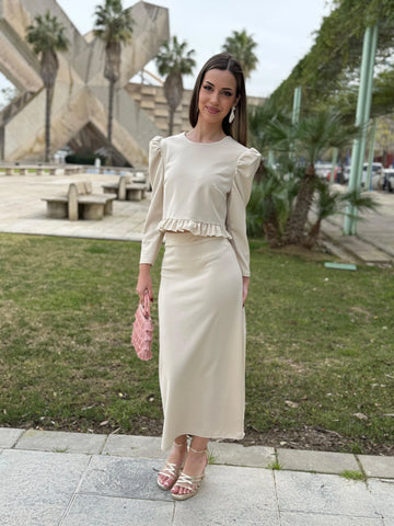 Conjunto Alana Beige