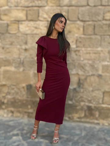 Vestido Cristina Vino