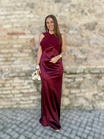 Vestido Lucía Vino