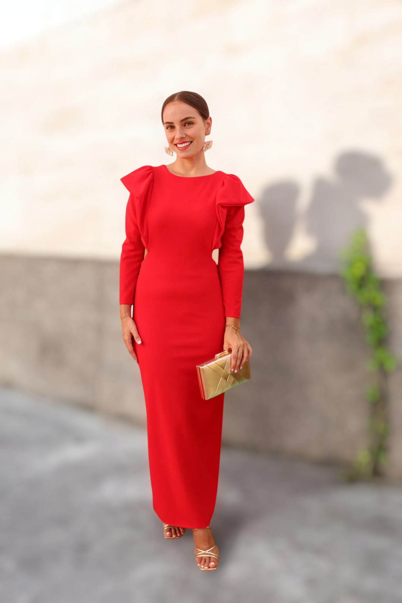 Vestido Cristina Rojo
