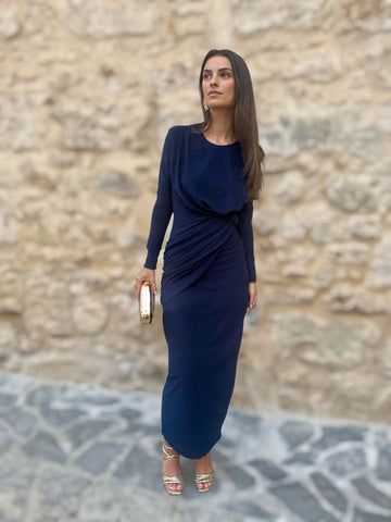 Vestido Chloe Azul Marino