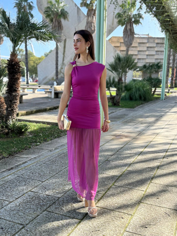 Vestido Alicia Buganvilla