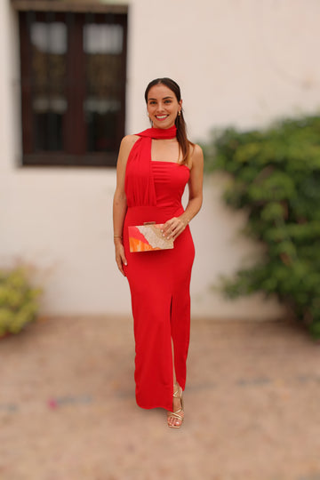 Vestido Lía Rojo