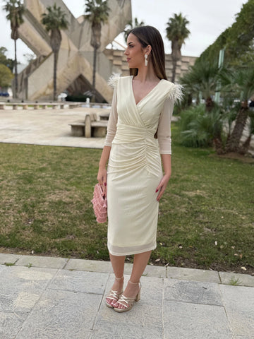 Vestido Fabiola Beige