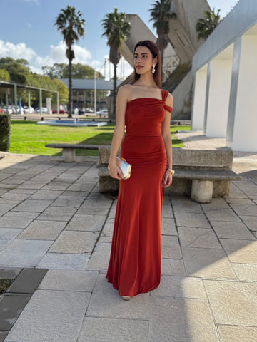 Vestido Carlota Teja