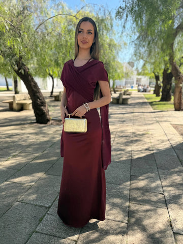 Vestido Lucía Vino