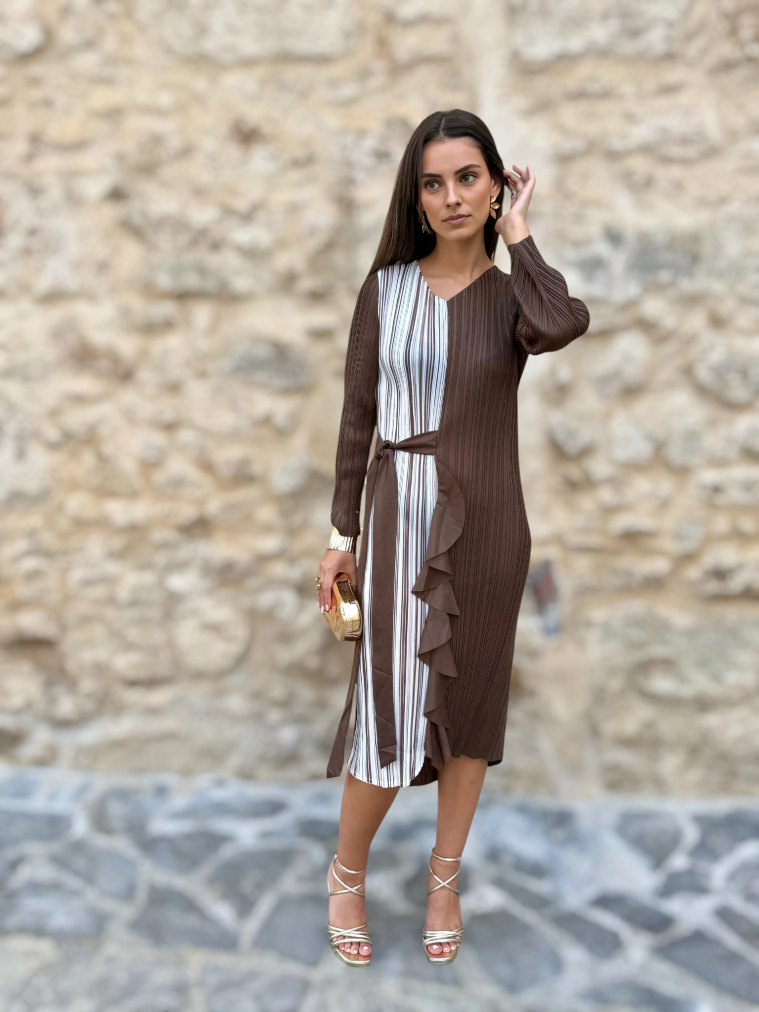 Vestido Cora Marrón