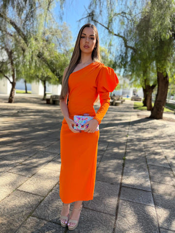 Vestido Rosario Naranja