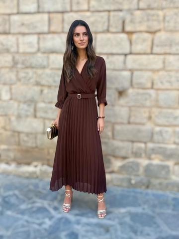 Vestido Mercedes Chocolate