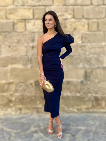 Vestido Rosario Azul Marino