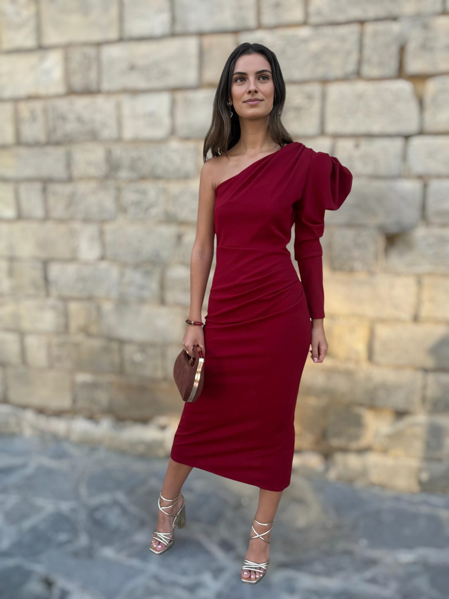 Vestido Rosario Vino