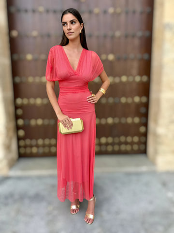 Vestido Clara Coral
