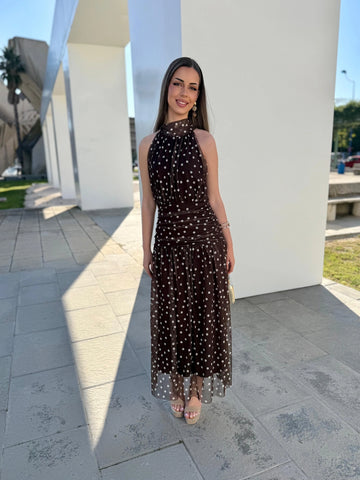 Vestido Miriam Marrón