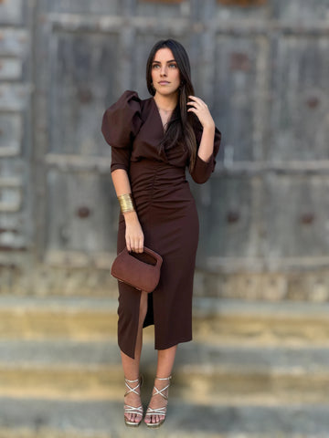 Vestido Dolores Chocolate