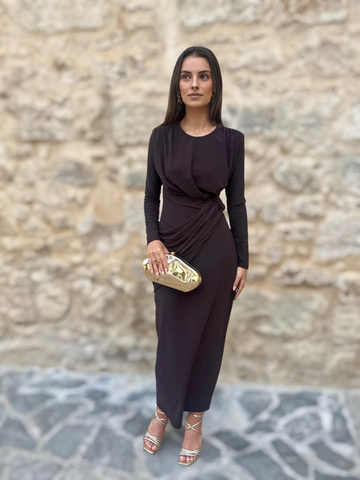 Vestido  Chloe Chocolate