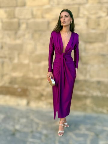 Vestido Marta Buganvilla