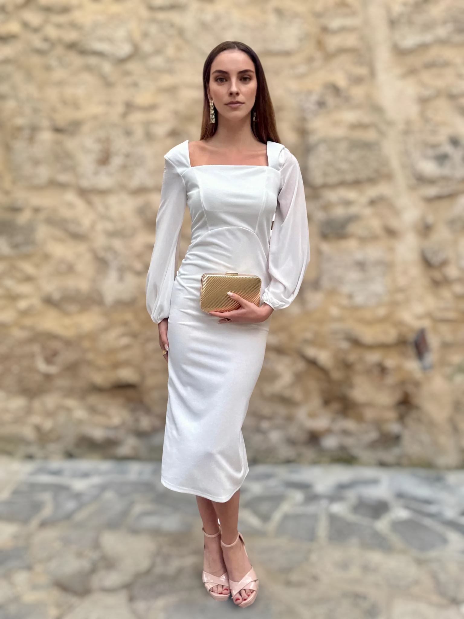 Vestido Romina Blanco