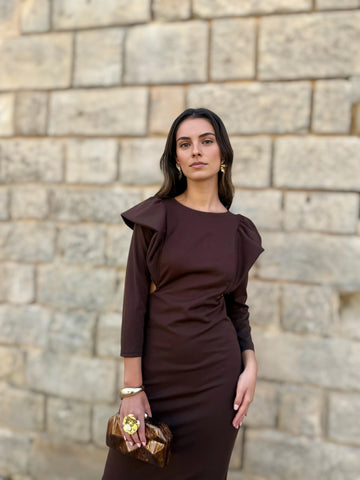 Vestido Cristina Chocolate