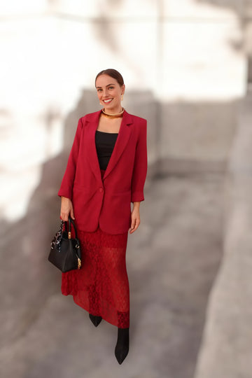 Conjunto Amalia Granate