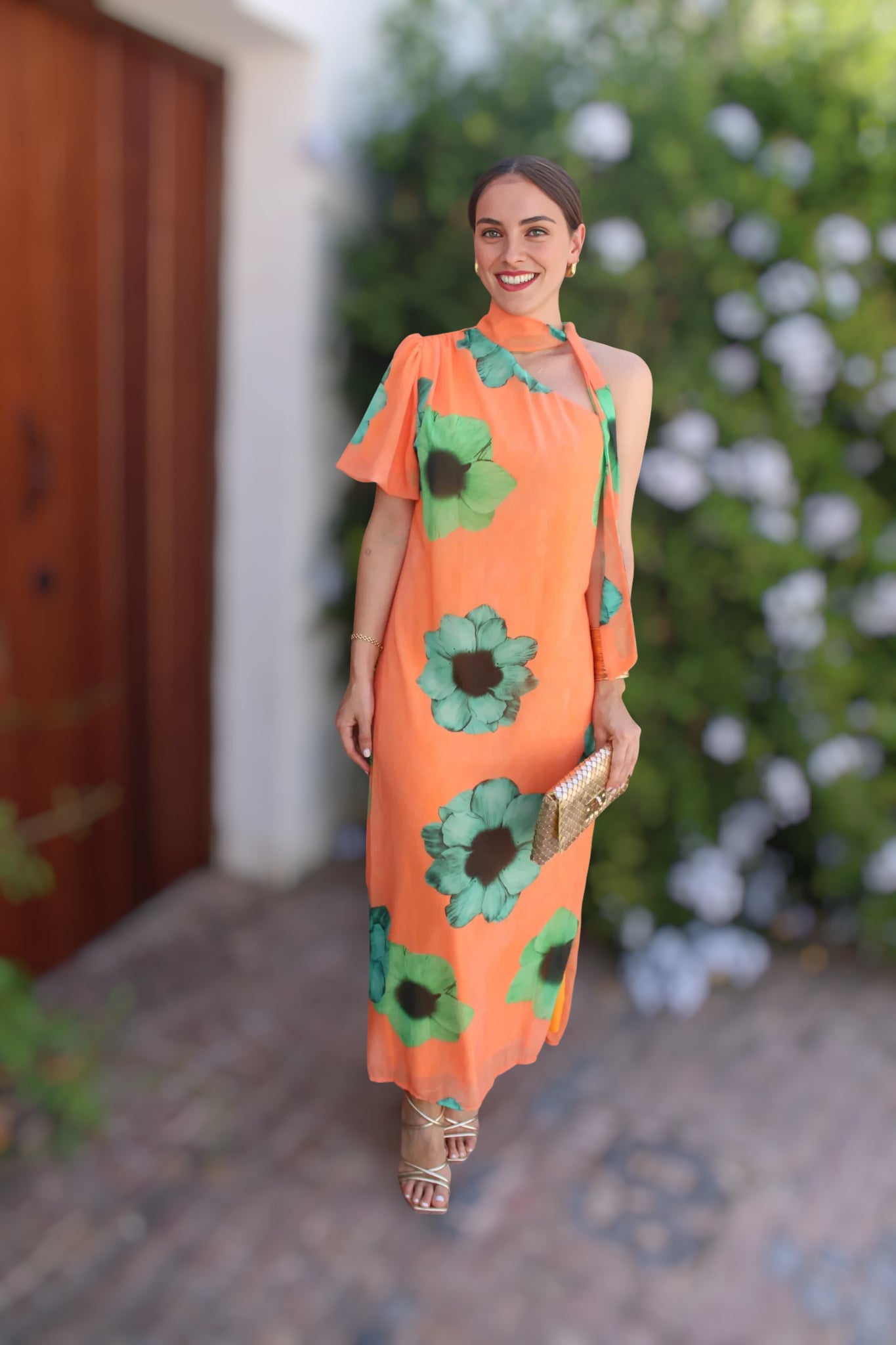 Vestido Celia Naranja