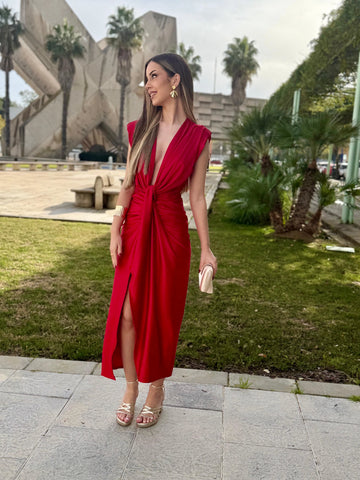 Vestido Elena Rojo