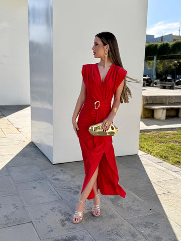 Vestido Laia Rojo
