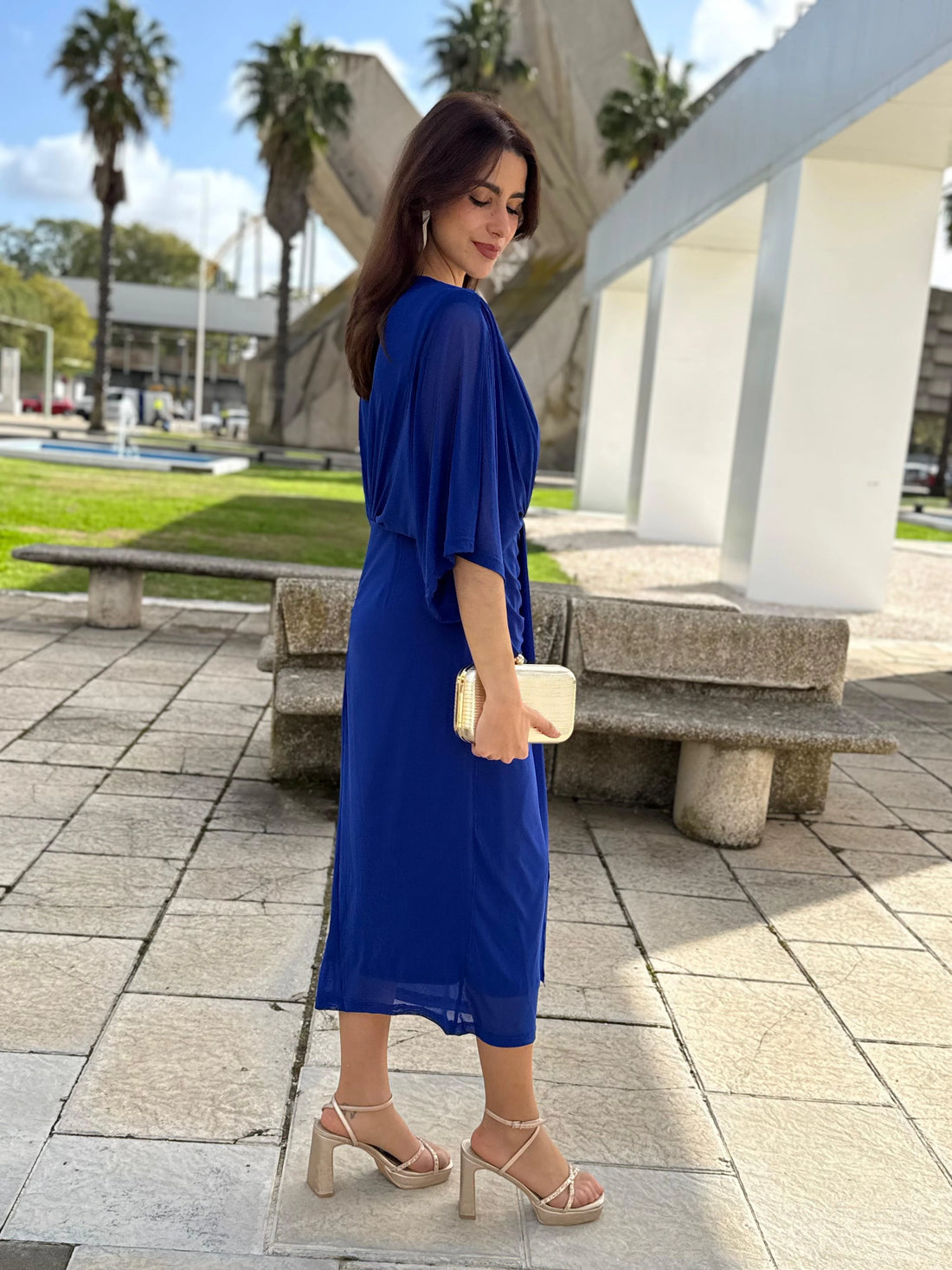 Vestido Andrea Azul Klein