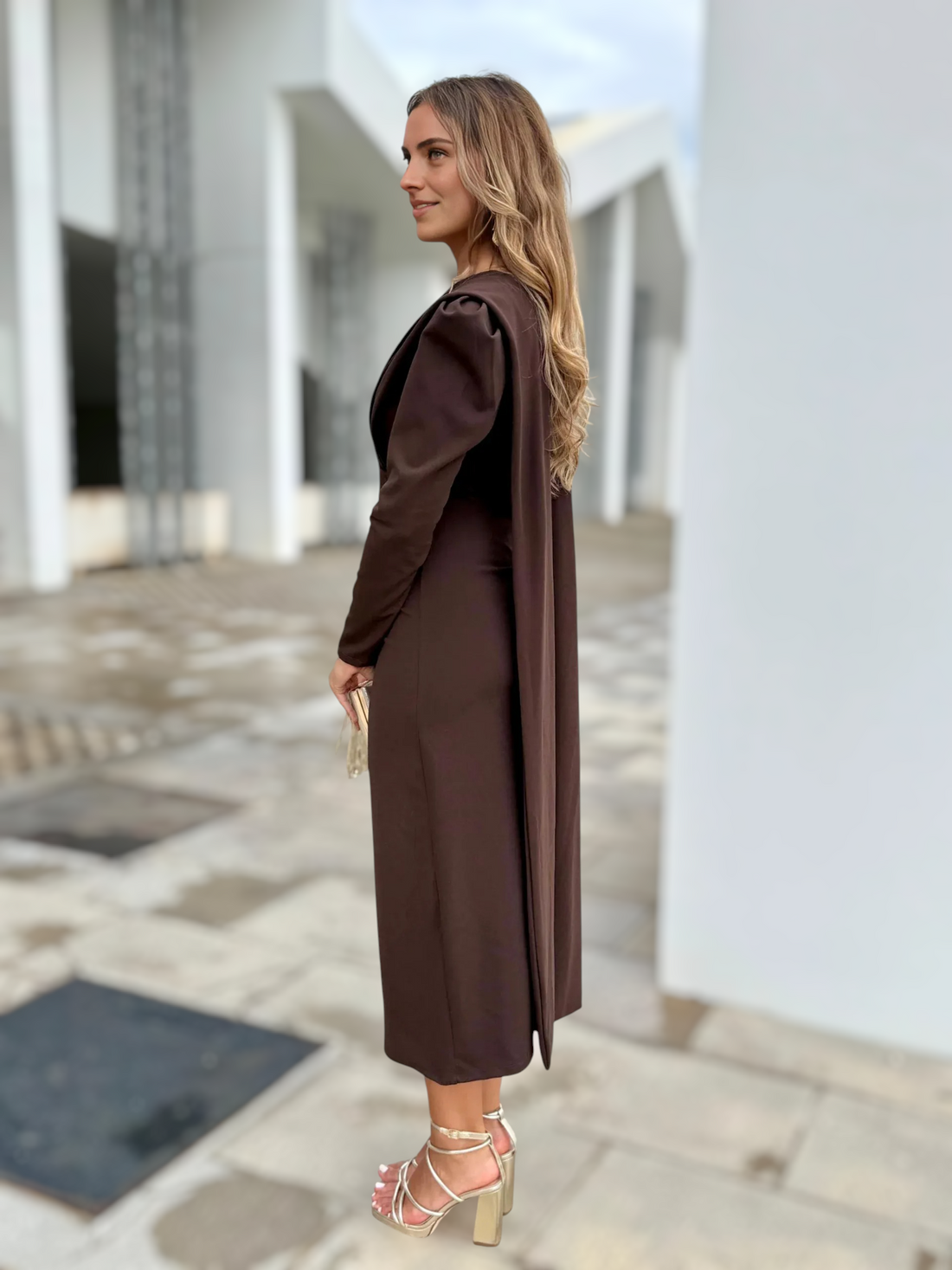 Vestido Sandra Marrón