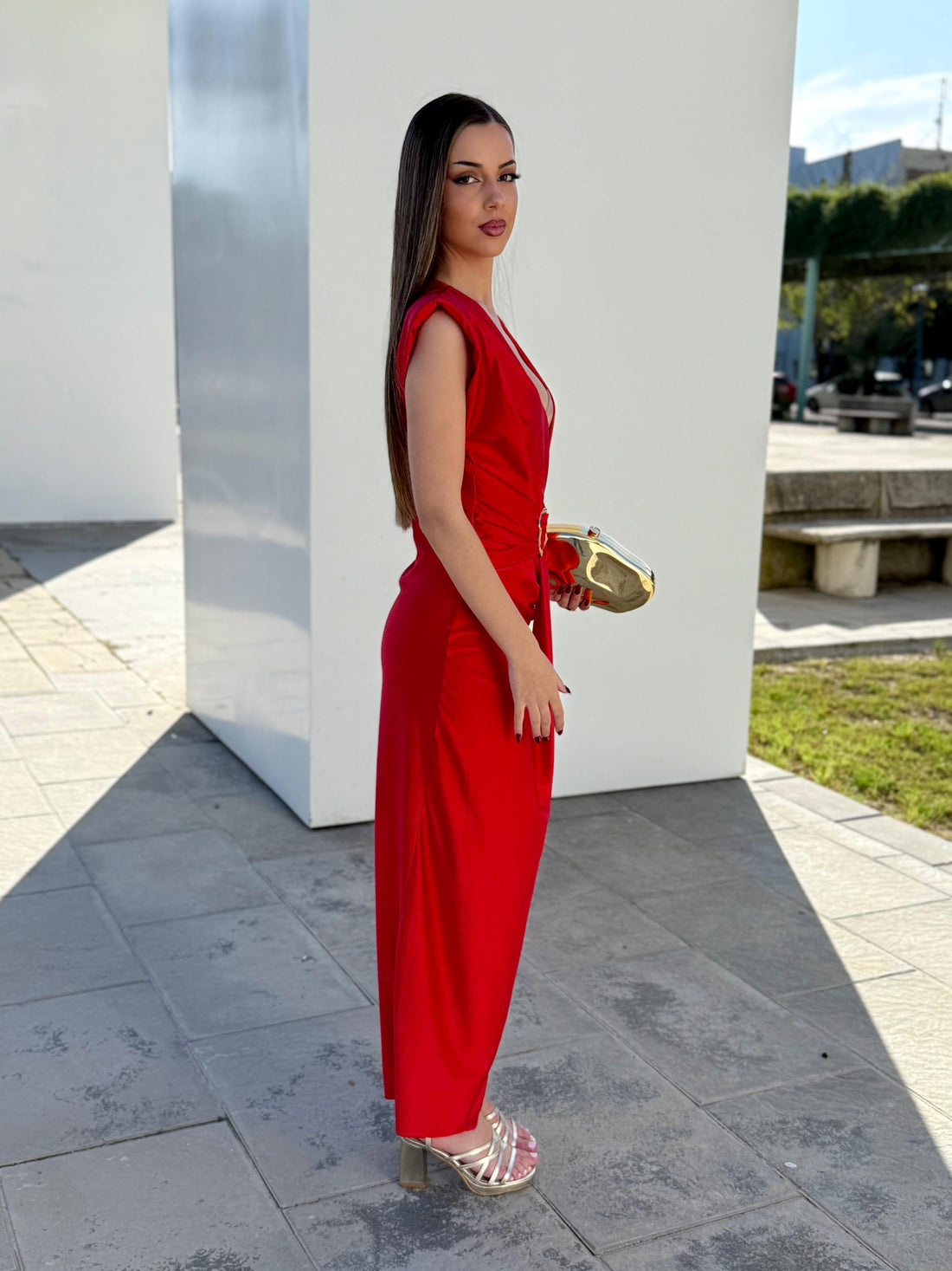 Vestido Laia Rojo