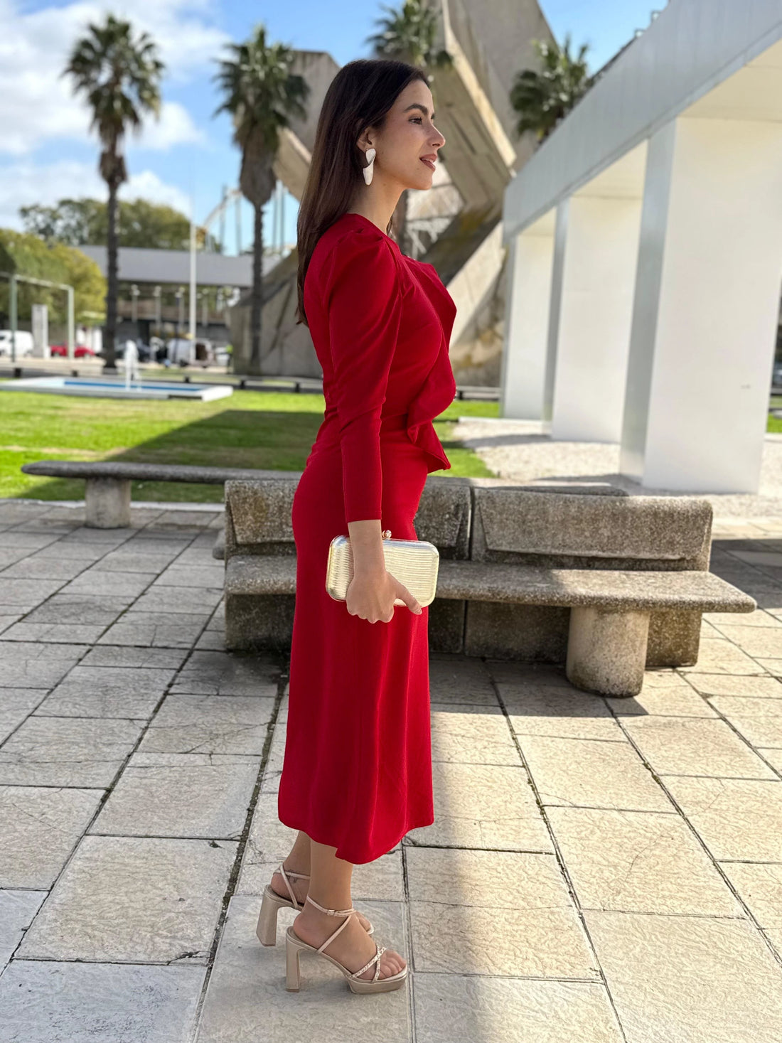 Vestido Aura Rojo