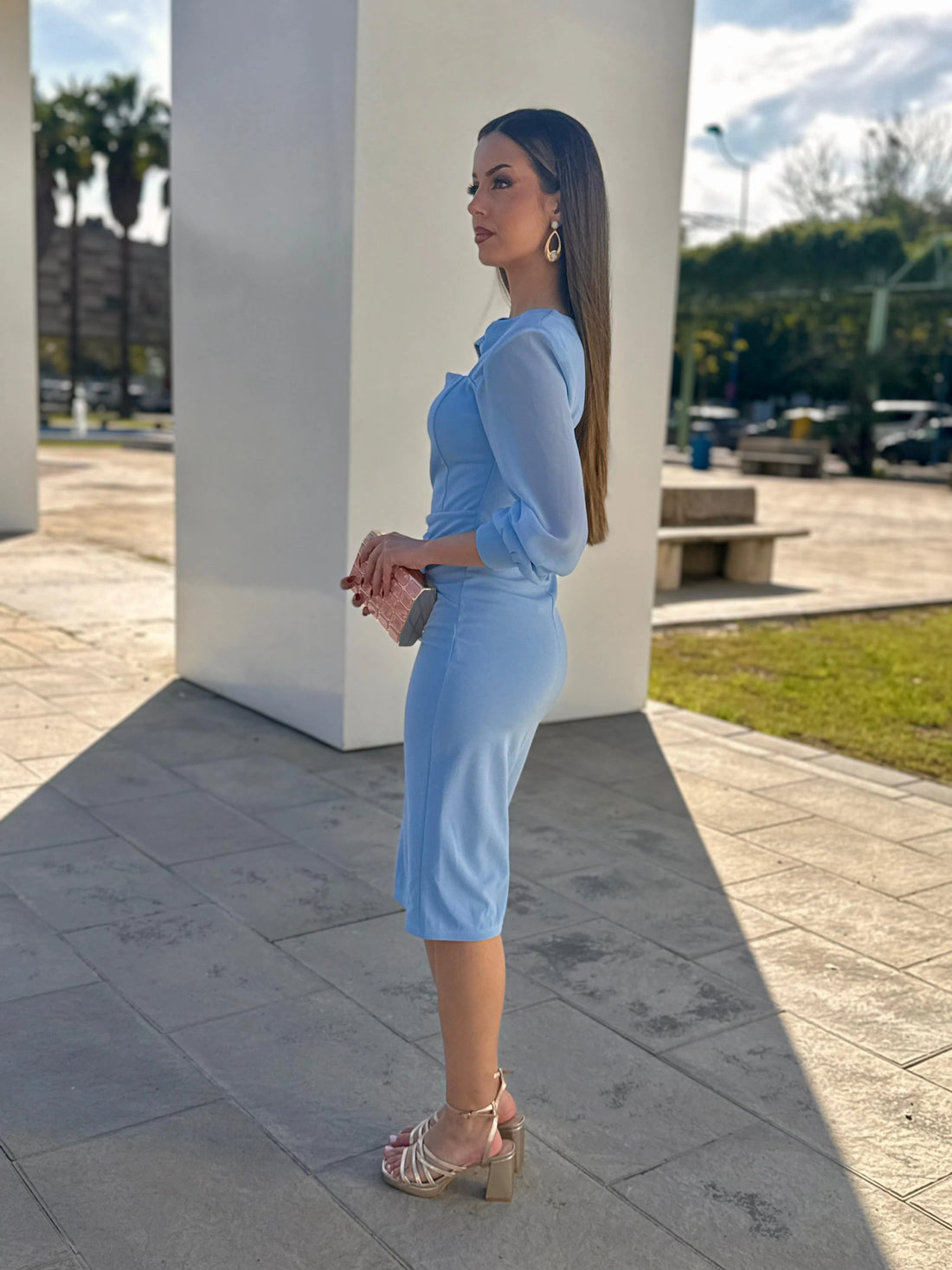 Vestido Nadia Celeste