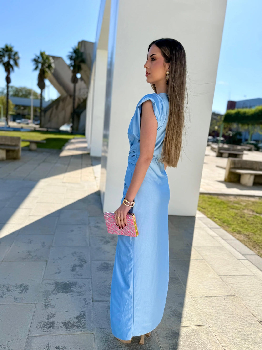 Vestido Laia Celeste