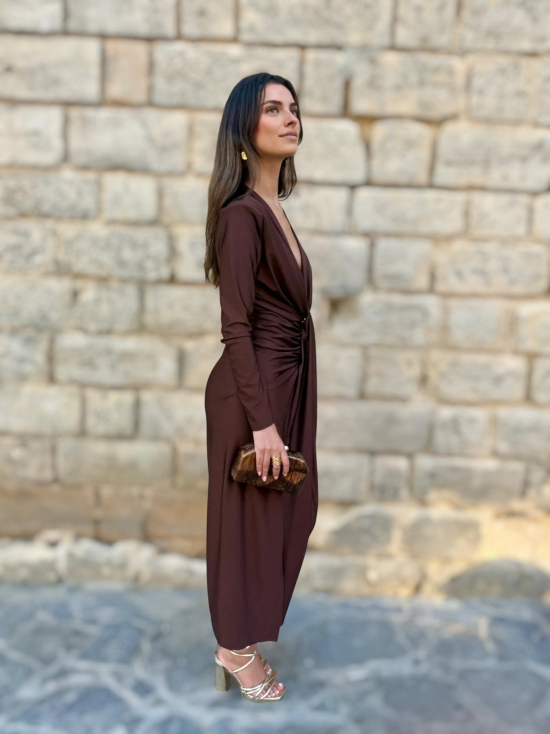 Vestido Marta Chocolate