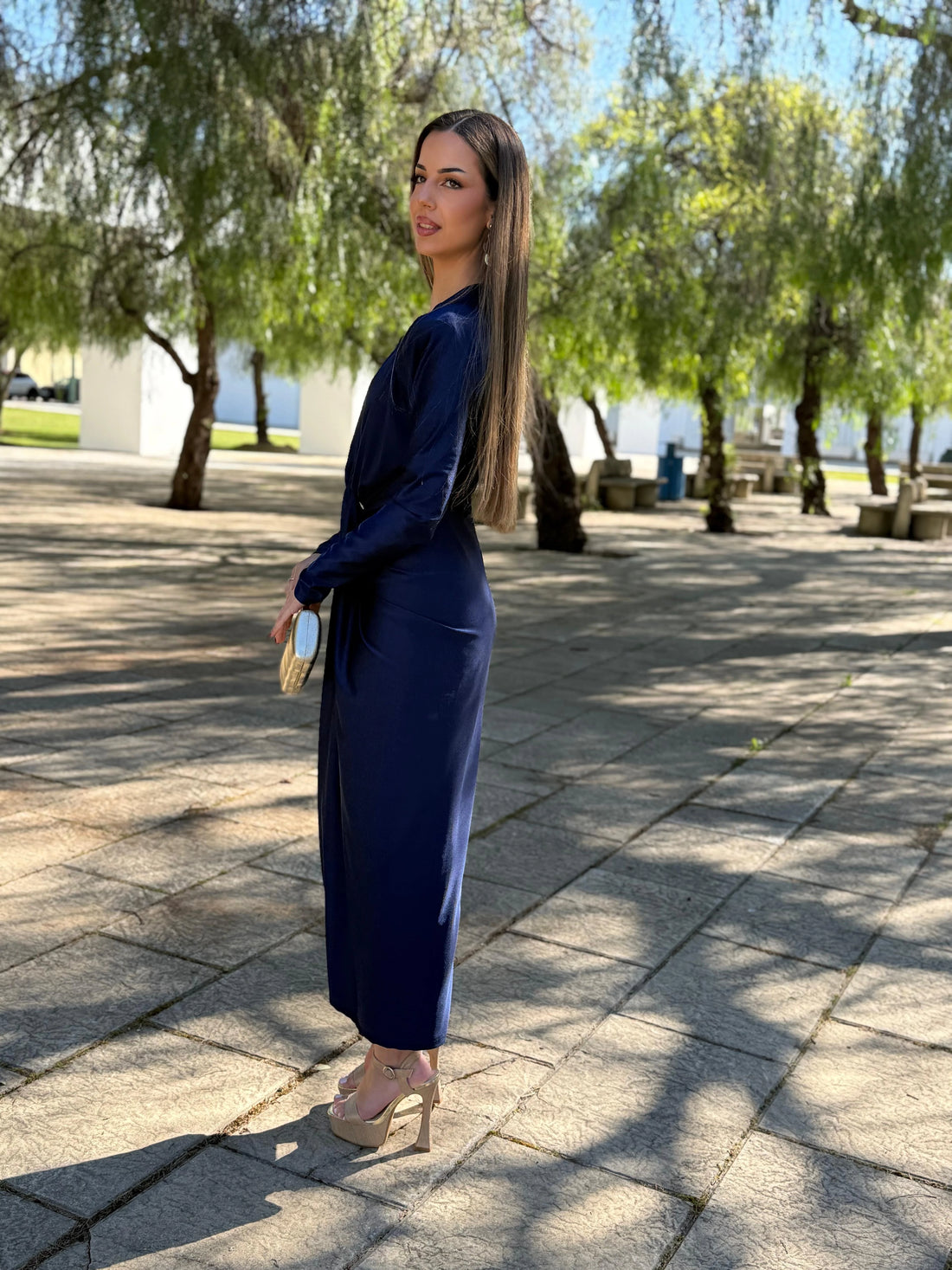 Vestido Marta Azul Klein