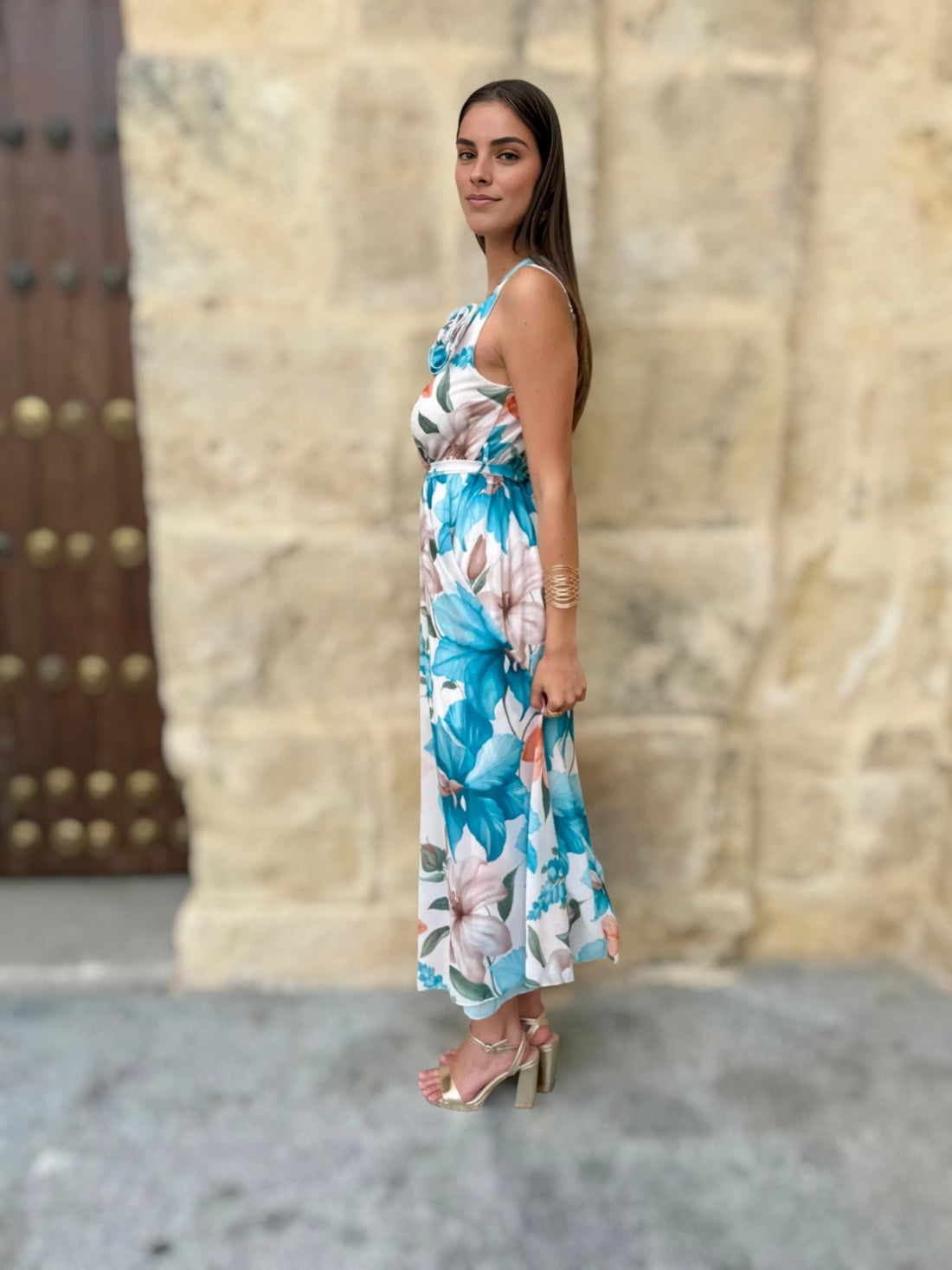 Vestido Beatriz Turquesa