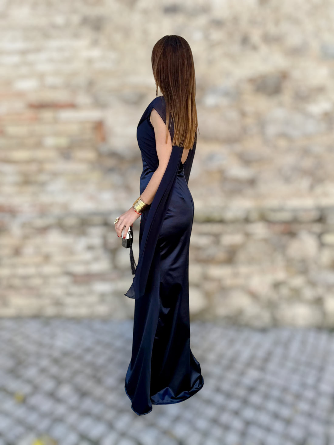 Vestido Lucía Azul Marino