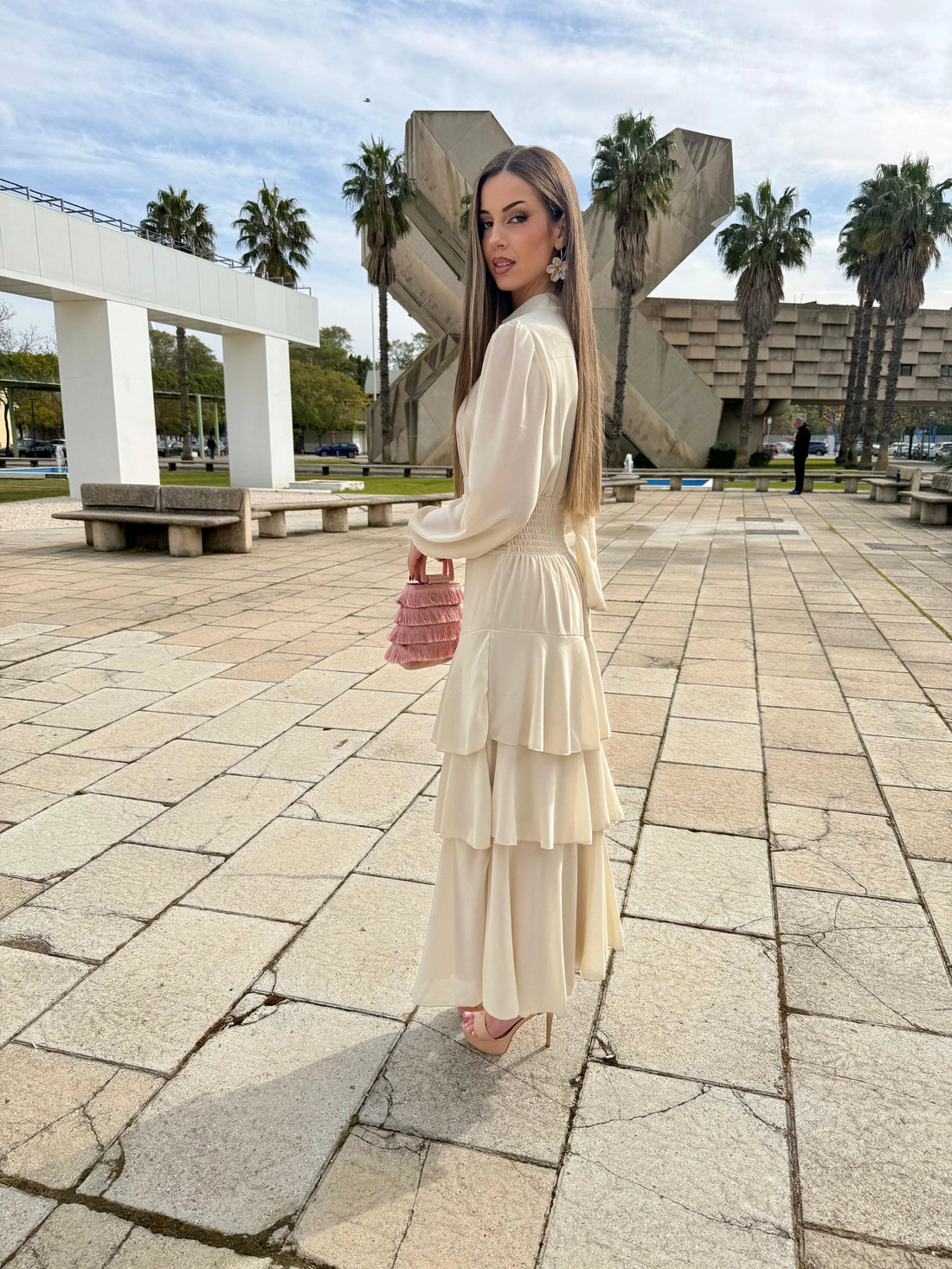 Vestido Natividad Beige