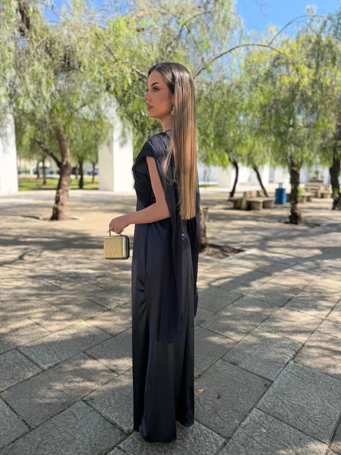 Vestido Lucía Azul Marino