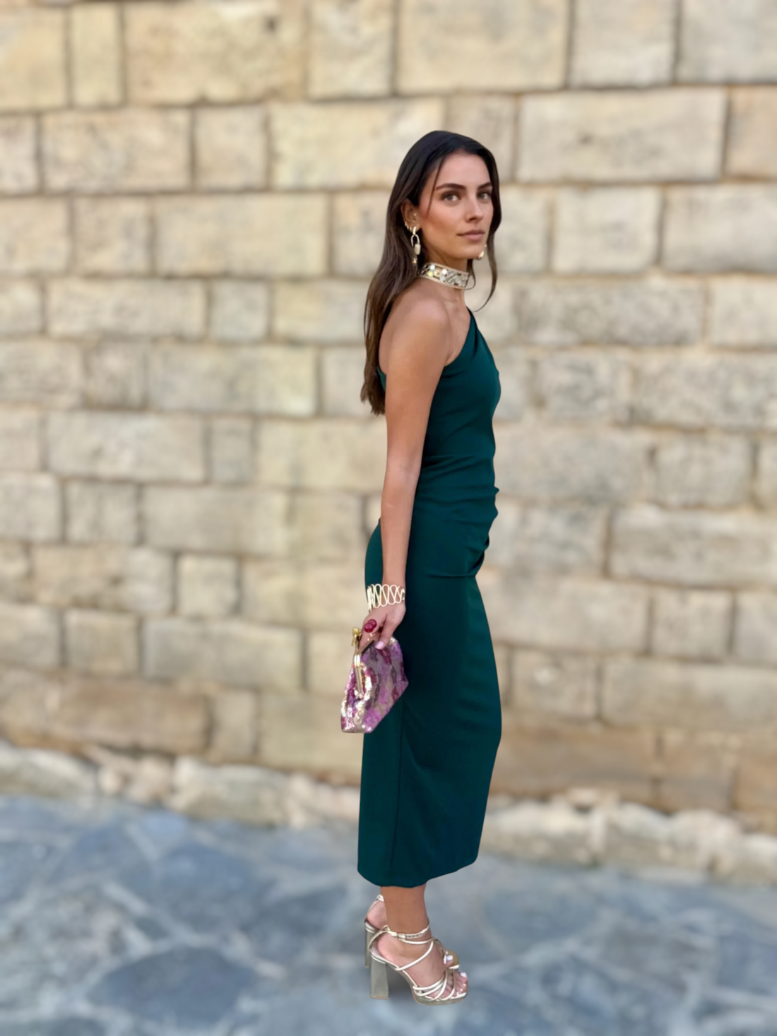 Vestido Rosario Verde