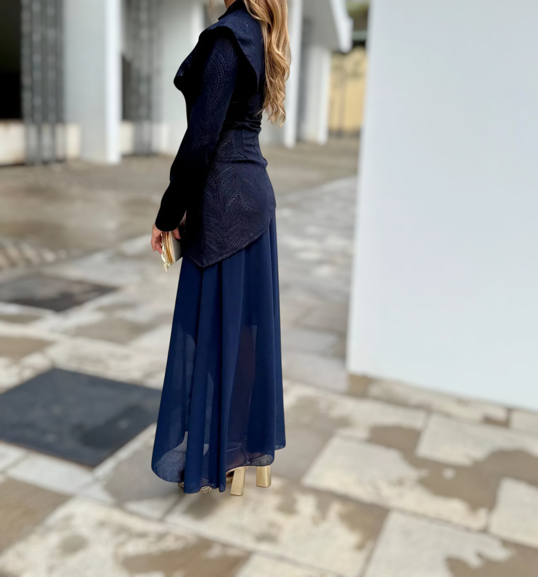 Conjunto Amparo Azul Marino