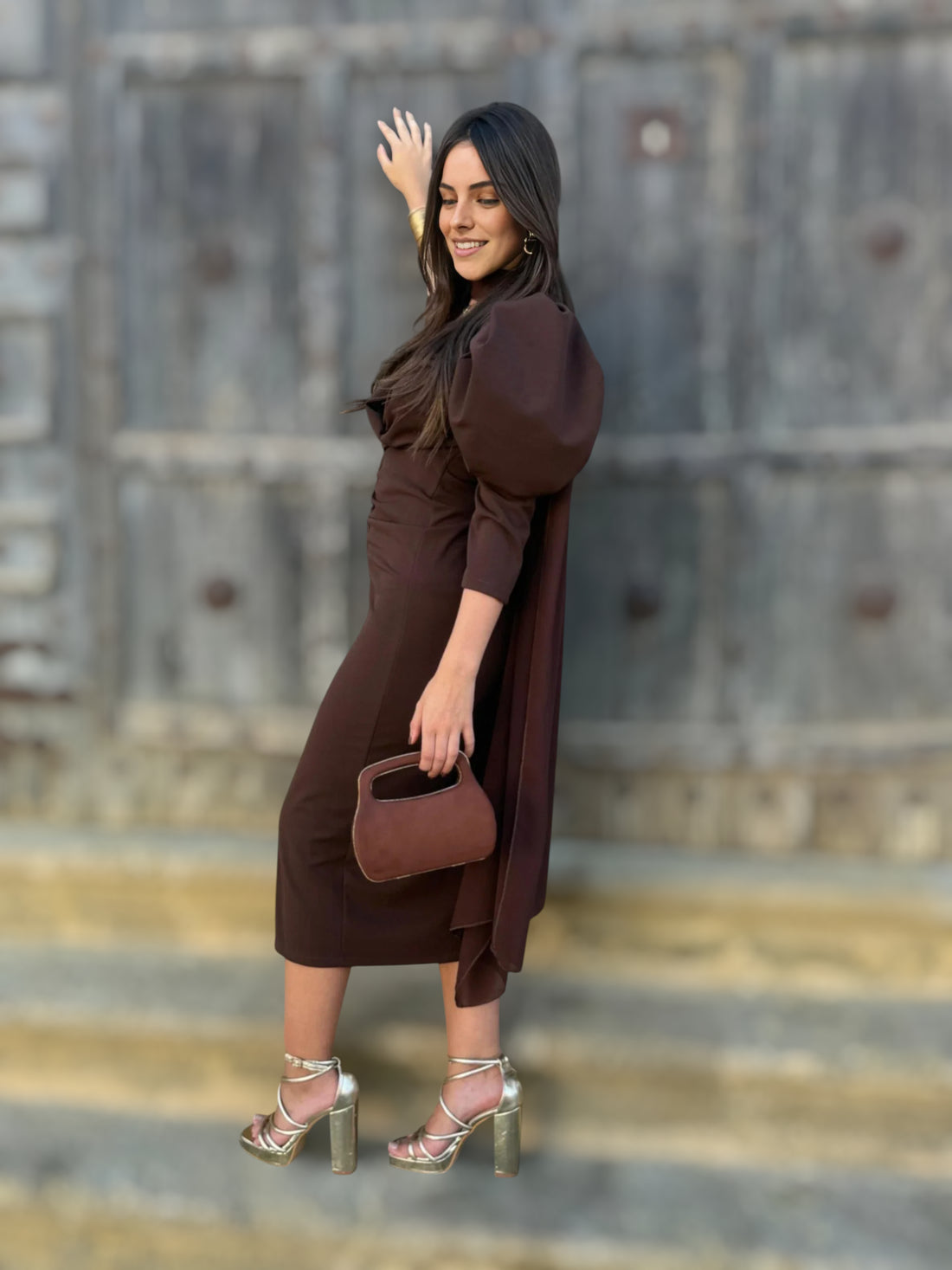 Vestido Dolores Chocolate