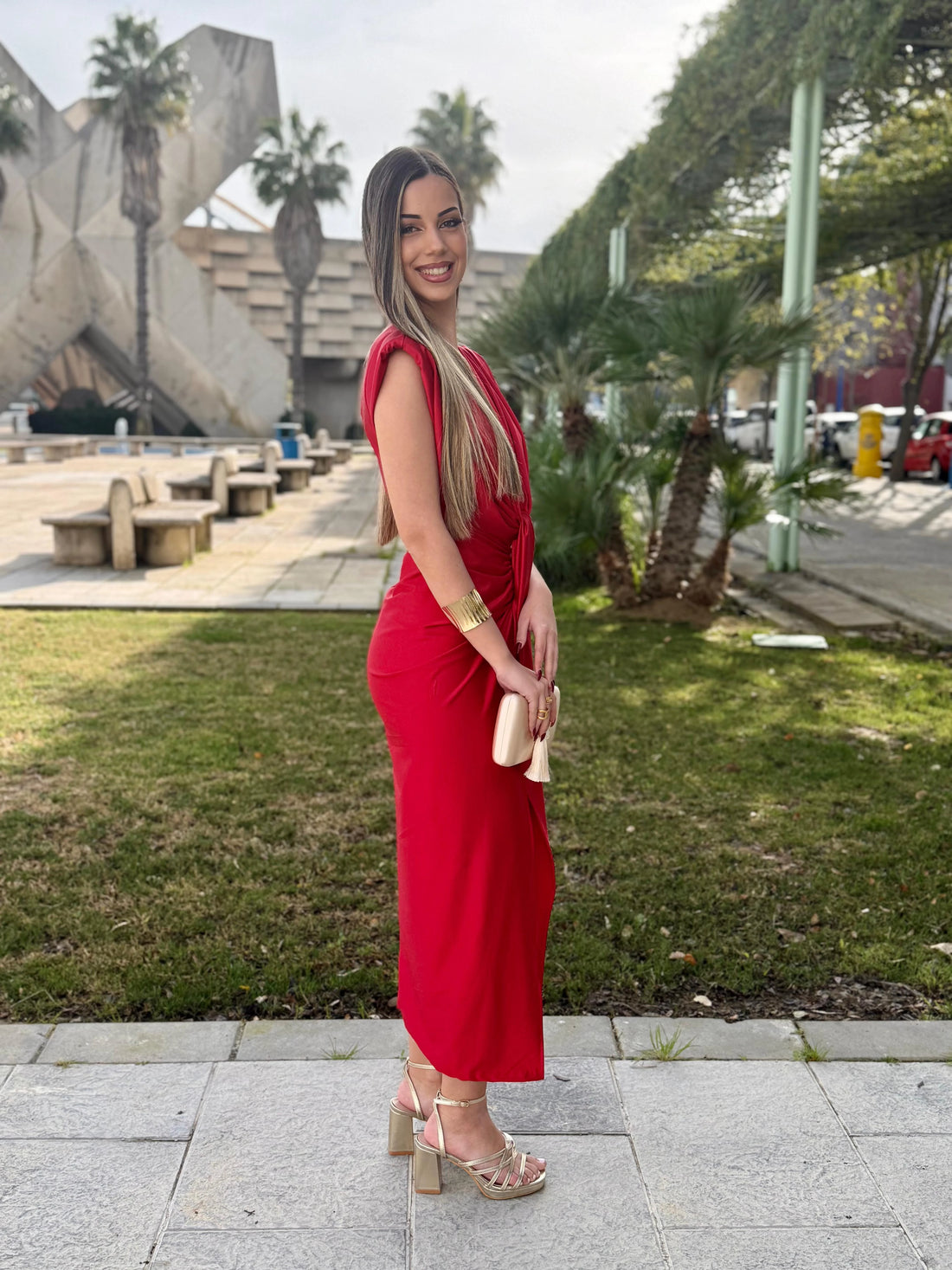 Vestido Elena Rojo