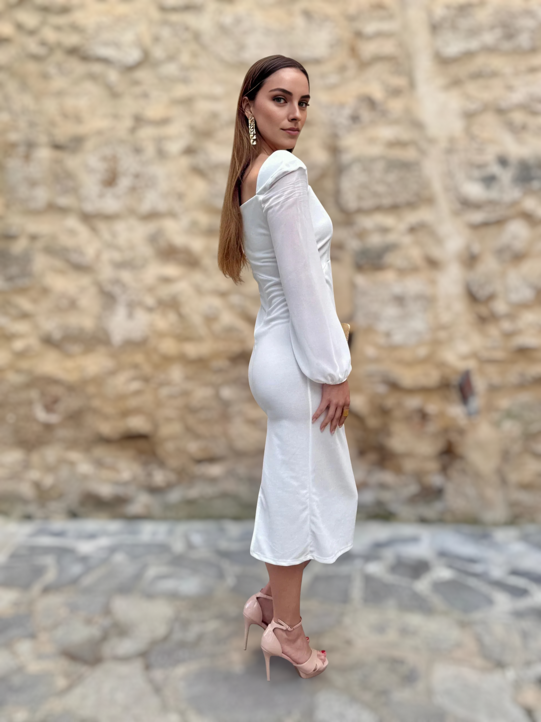 Vestido Romina Blanco