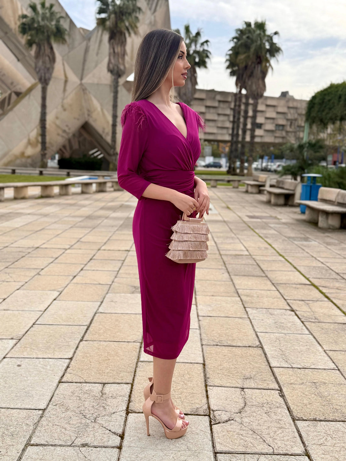 Vestido Fabiola Buganvilla