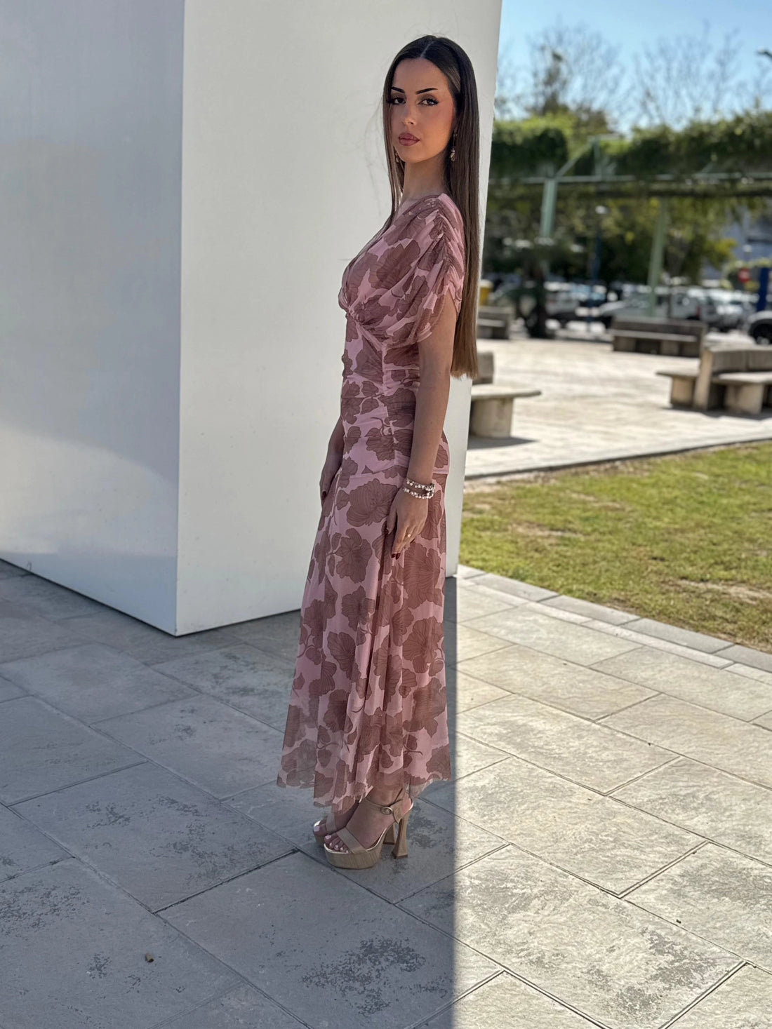 Vestido Yadhira Rosa