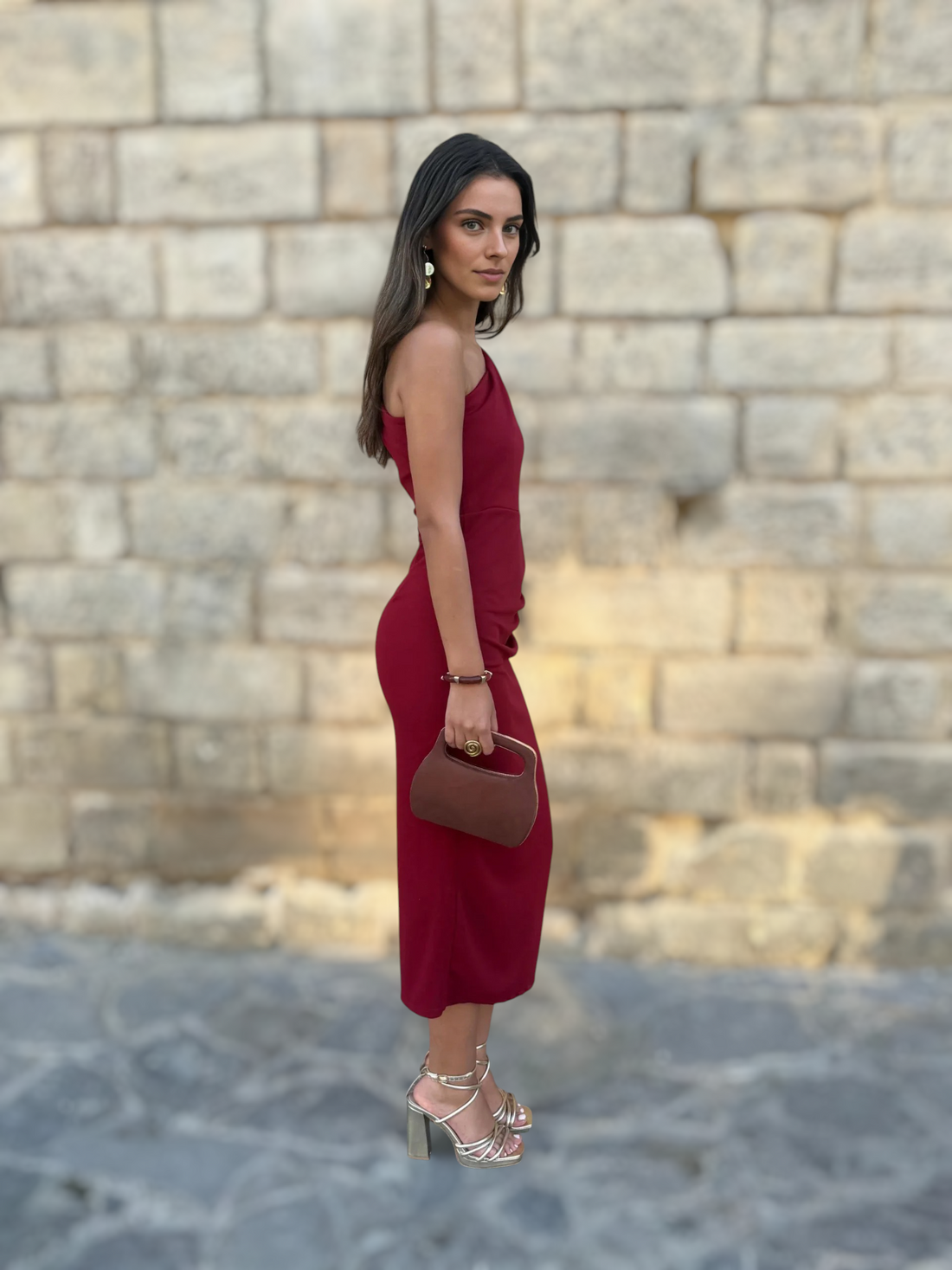 Vestido Rosario Vino