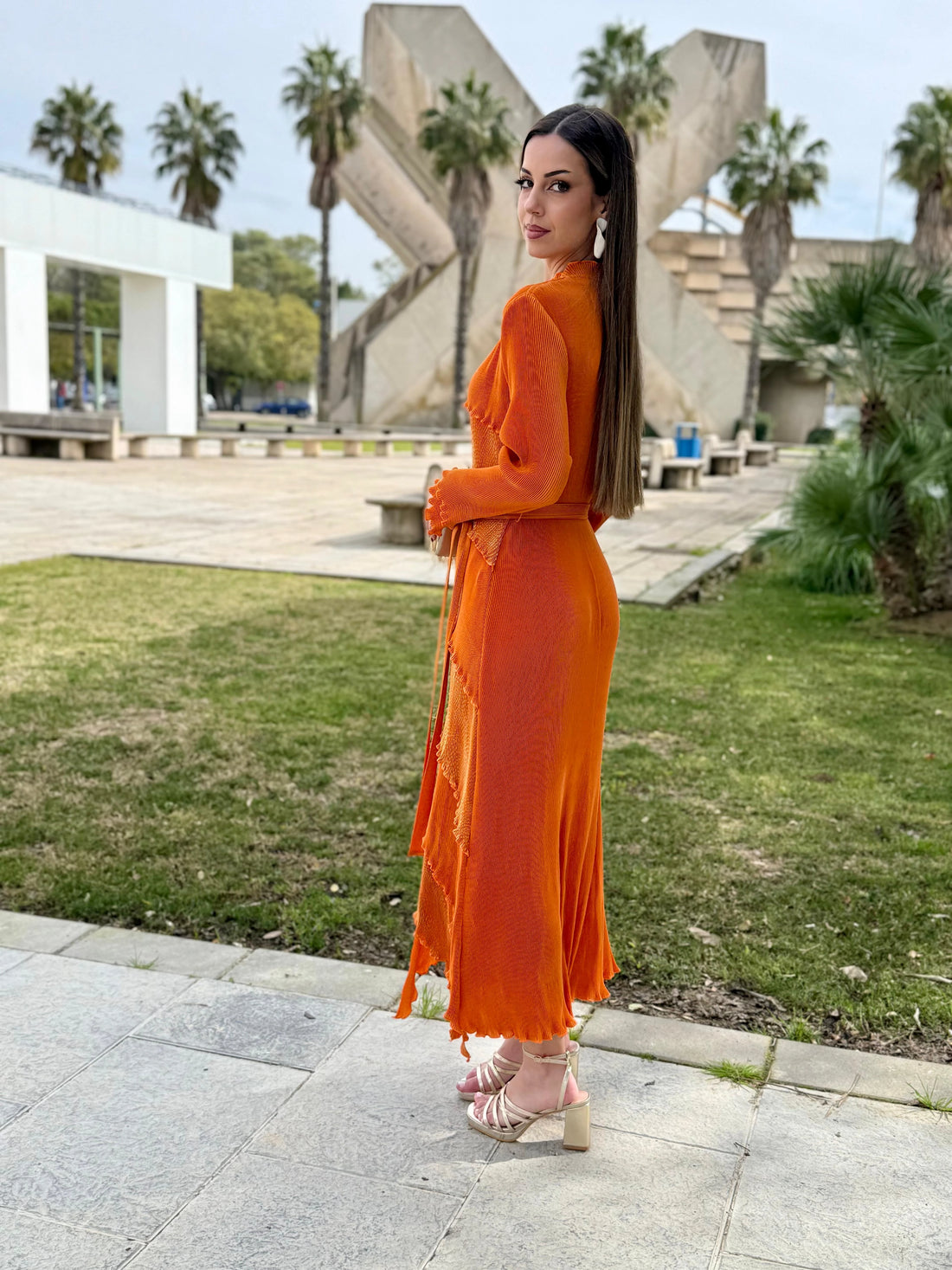 Vestido Selene Naranja