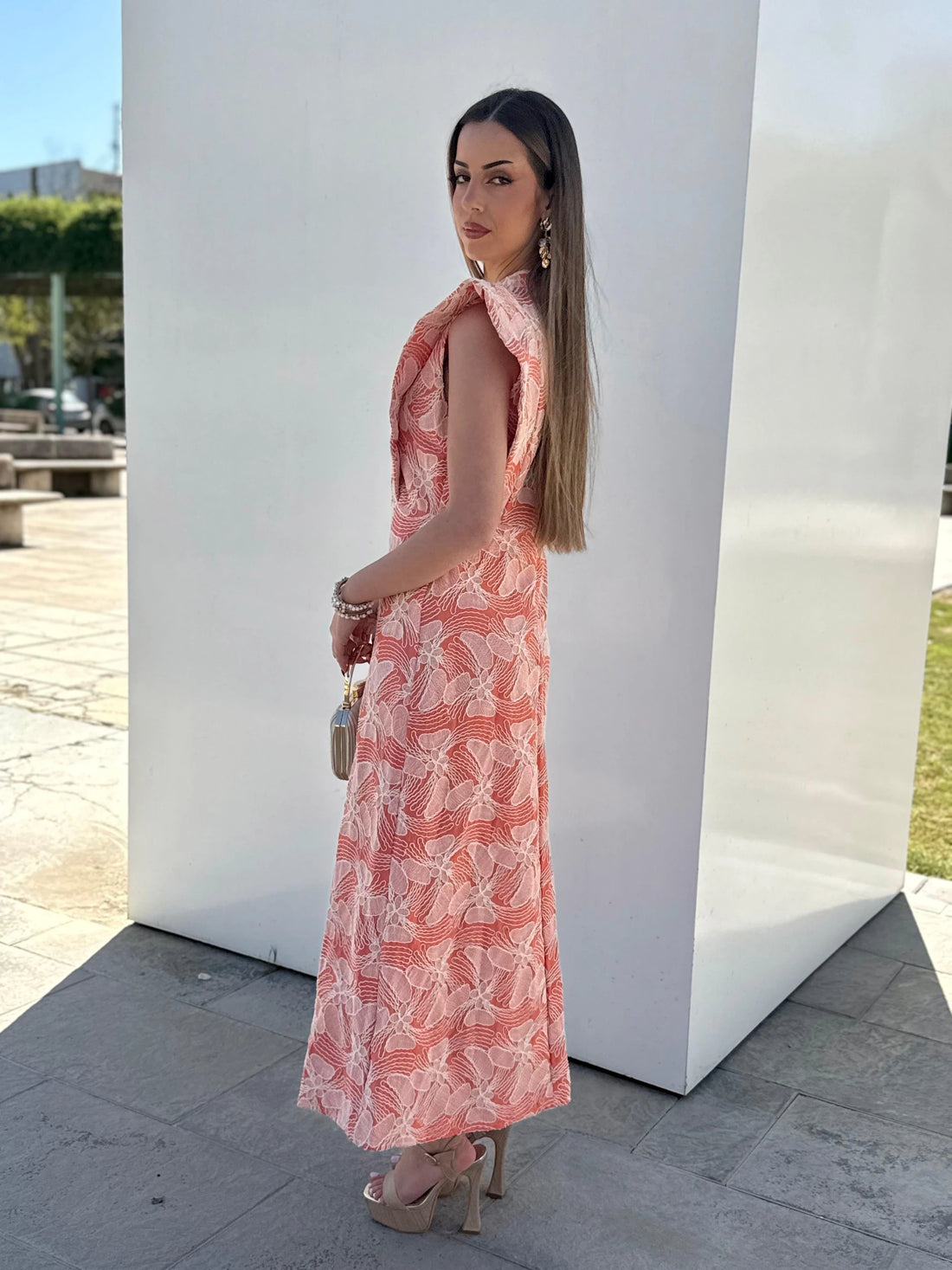 Vestido Fátima Melocotón