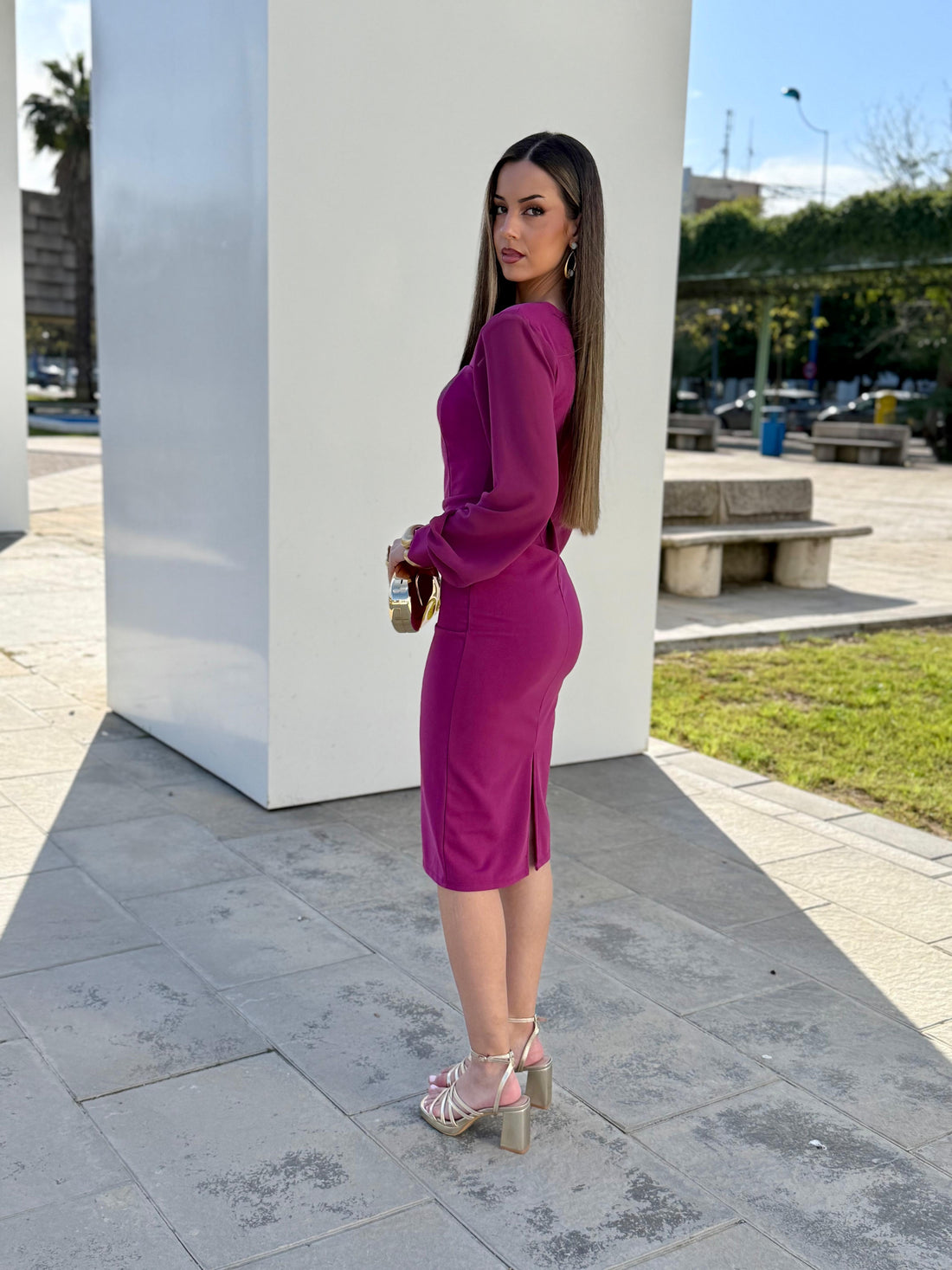 Vestido Nadia Buganvilla