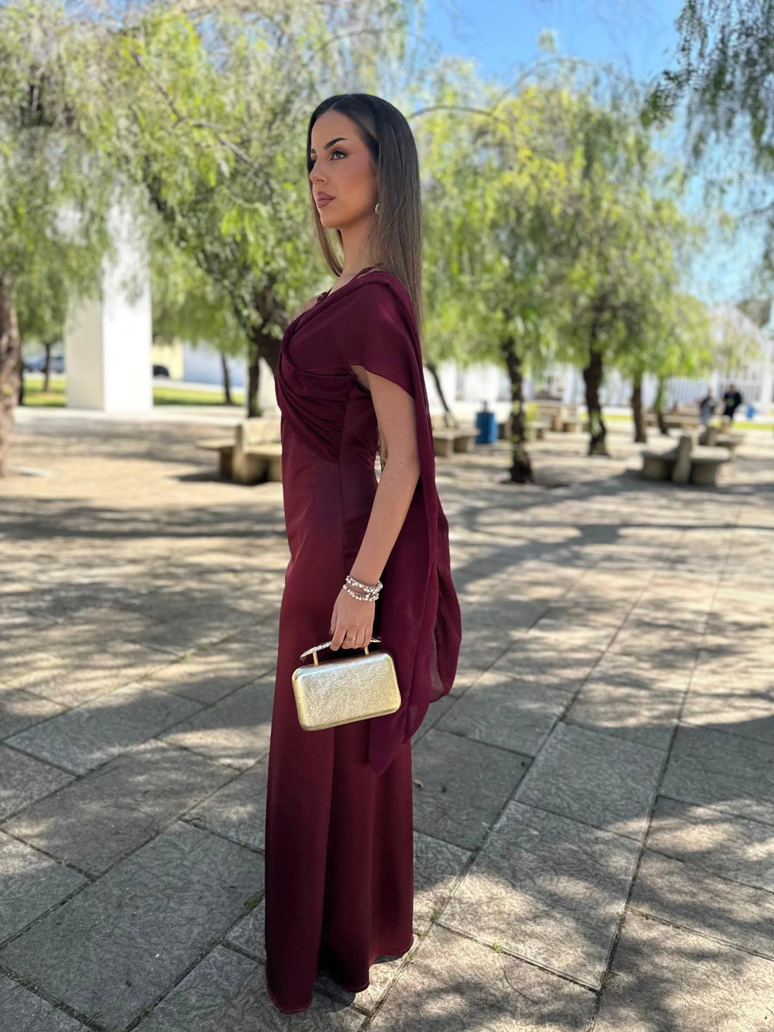 Vestido Lucía Vino
